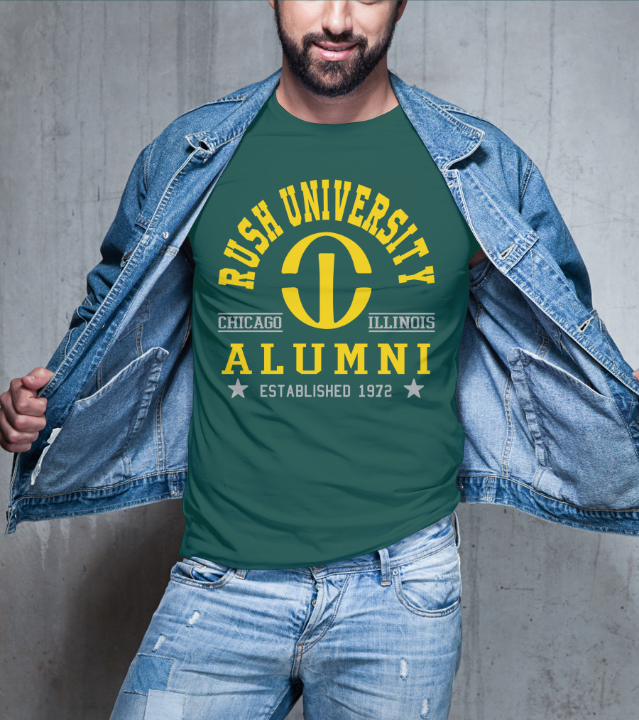 Rush University Alumni Chicago Illinois Established 1972 T-Shirt