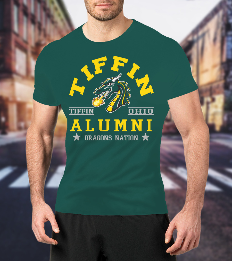 Tiffin Ohio Alumni Dragons Nation T-Shirt