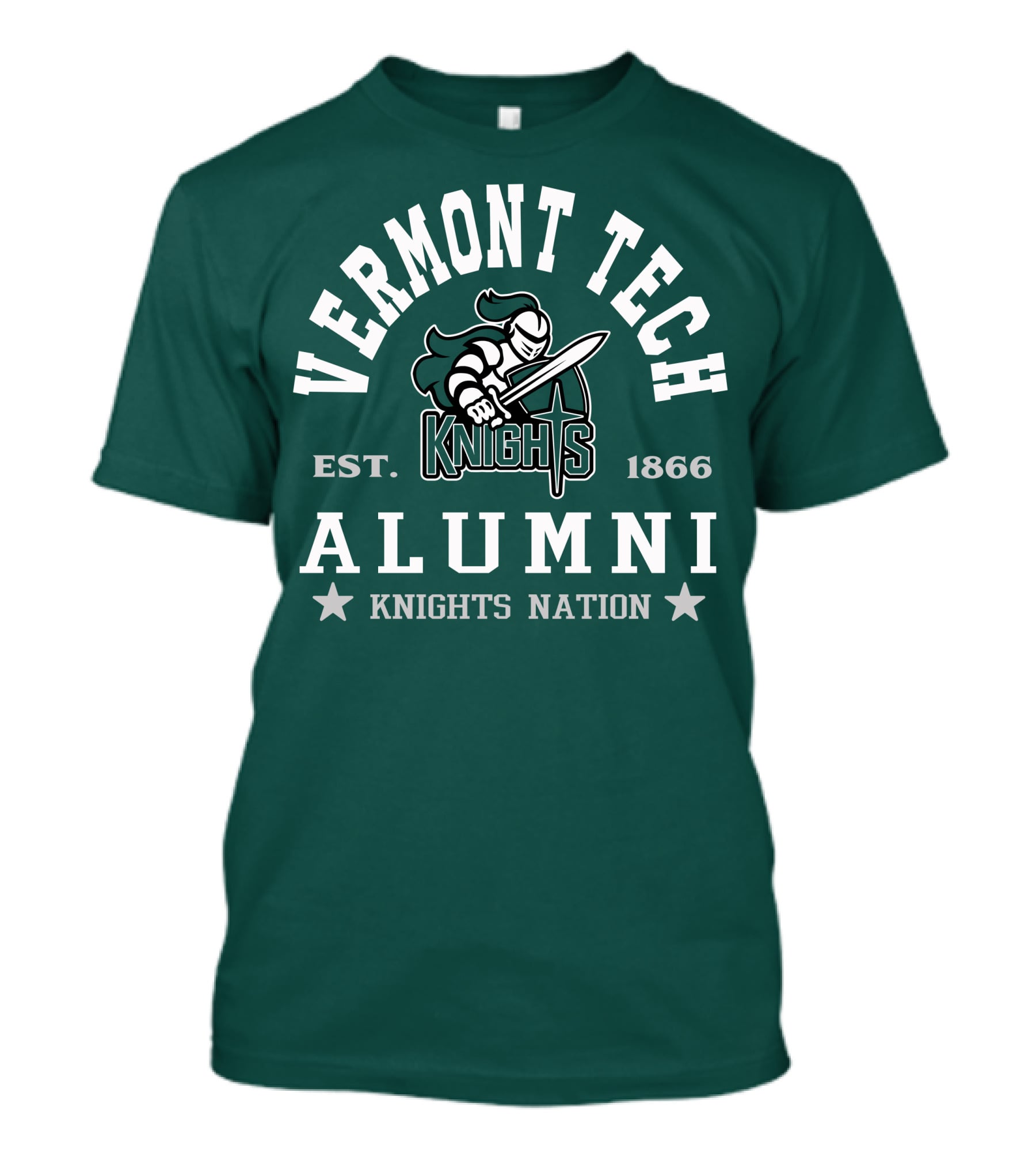 Vermont Tech Knights Alumni Est. 1866 Knights Nation T-Shirt