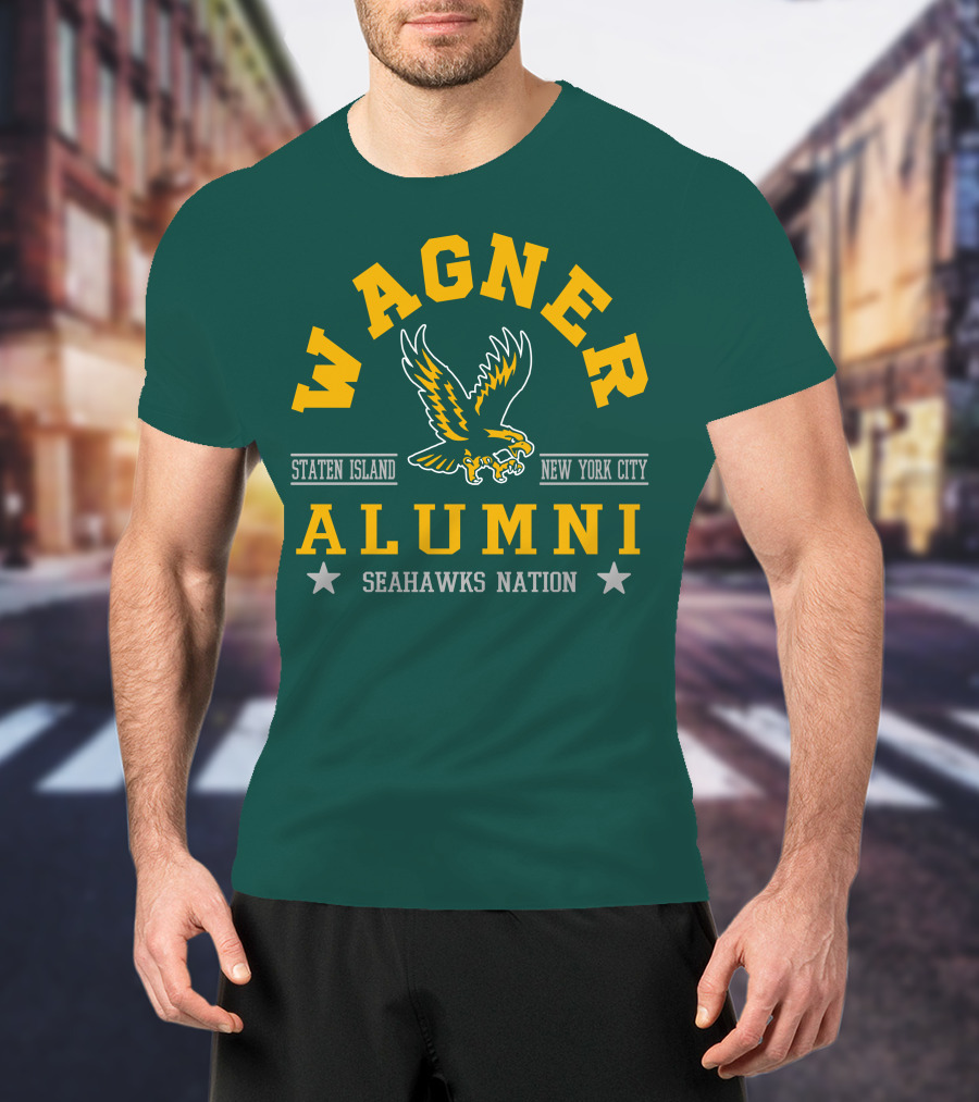 Wagner College Staten Island New York City Alumni Seahawks Nation T-Shirt