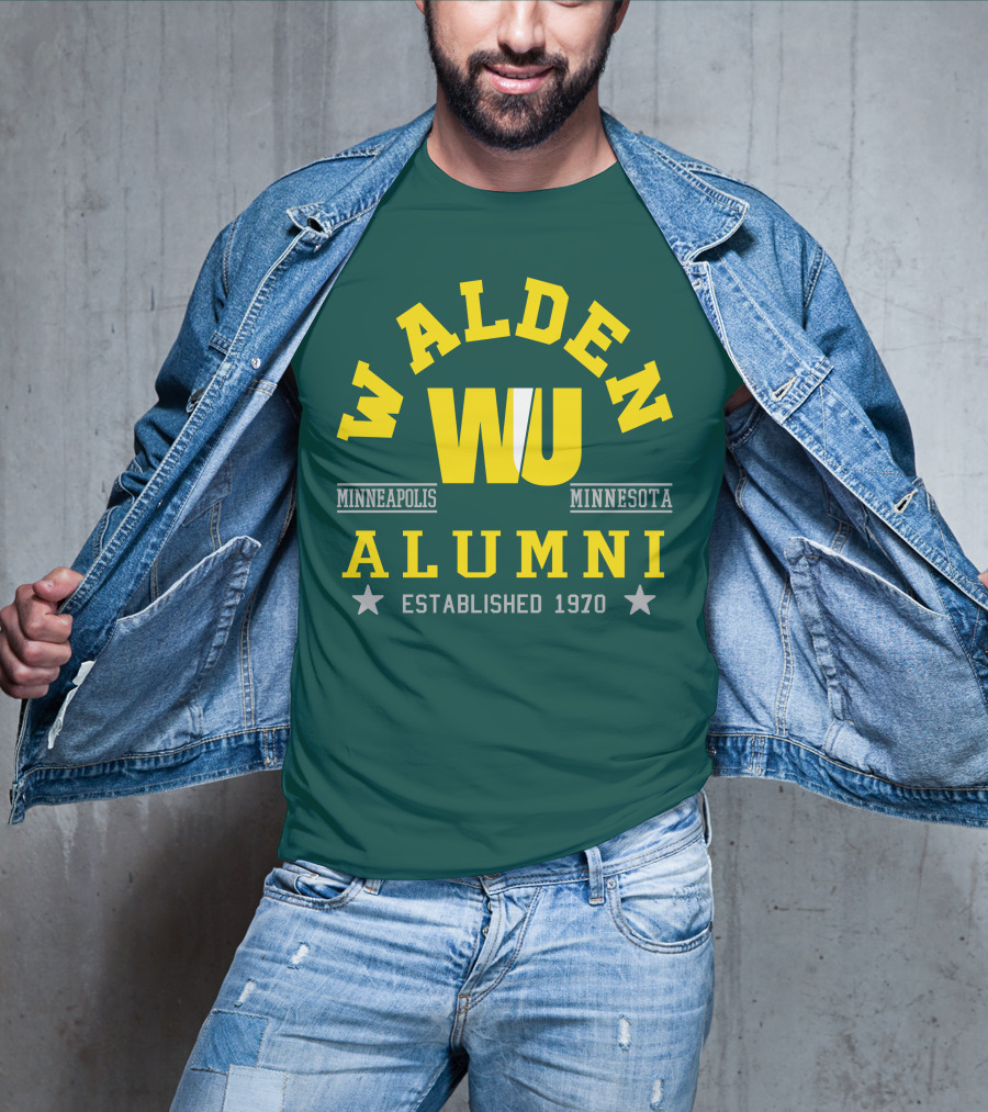 Walden University Alumni Minneapolis Minnesota Established 1970 WU T-Shirt