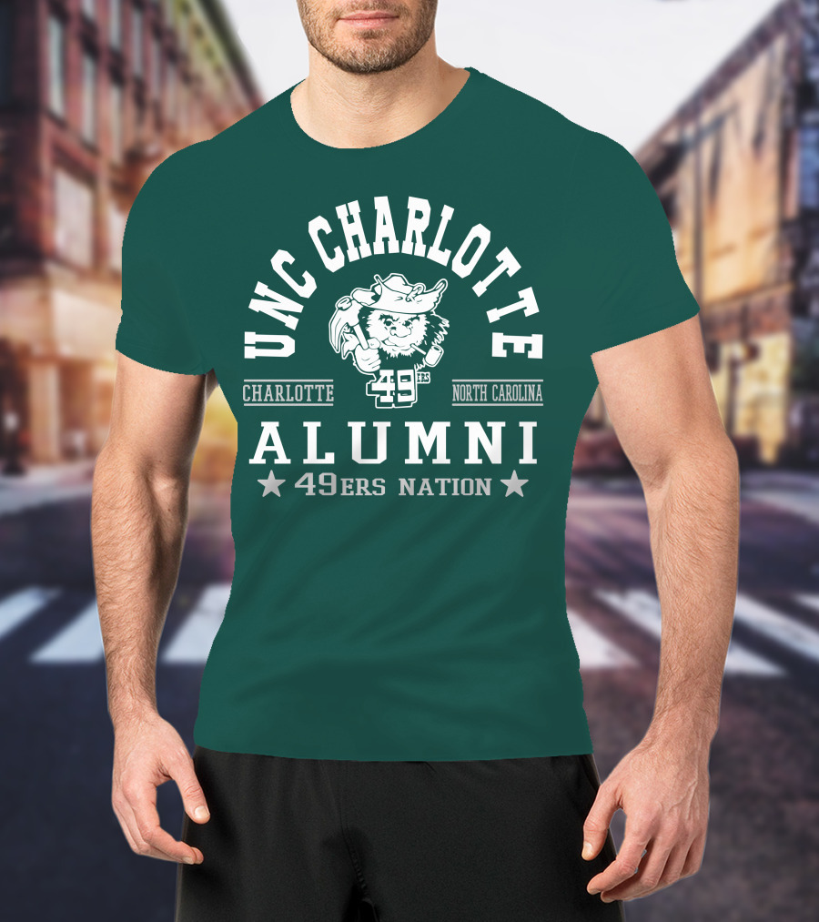 UNC Charlotte Alumni 49ers Nation Charlotte North Carolina T-Shirt