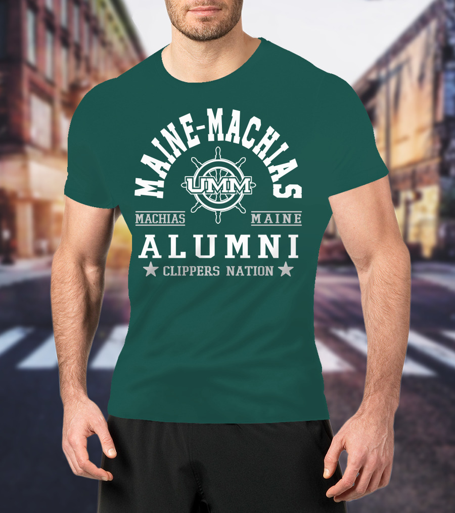 Maine-Machias UMM Alumni Clippers Nation Machias Maine T-Shirt