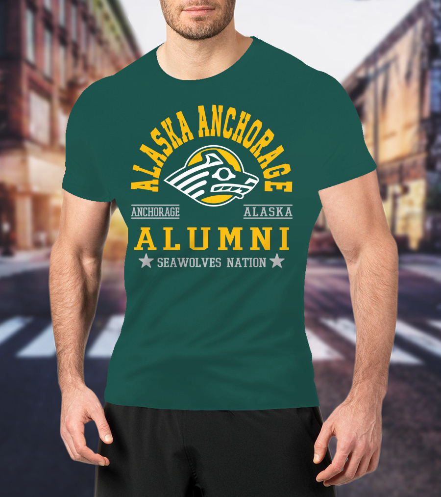 Alaska Anchorage Alumni Seawolves Nation T-Shirt