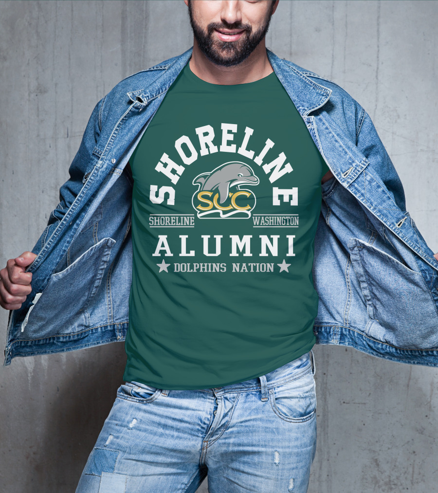 Shoreline Washington SCC Alumni Dolphins Nation T-Shirt