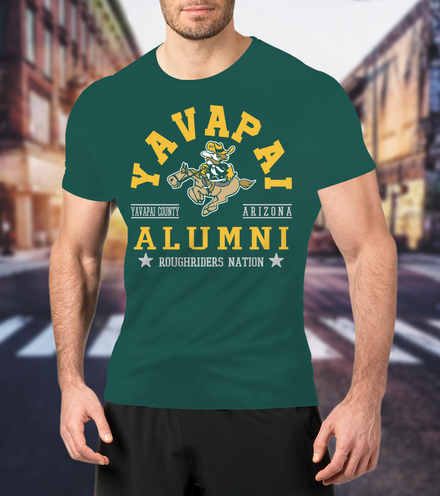 Yavapai College Alumni Arizona Roughriders Nation Yavapai County T-Shirt