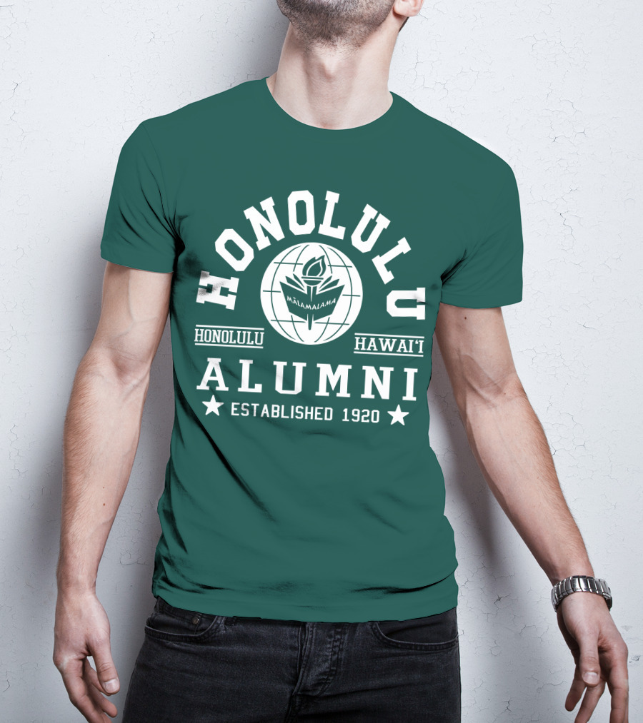 Honolulu Hawai'i Alumni Mālamalama Established 1920 T-Shirt