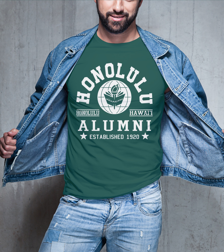 Honolulu Hawai'i Alumni Mālamalama Established 1920 T-Shirt