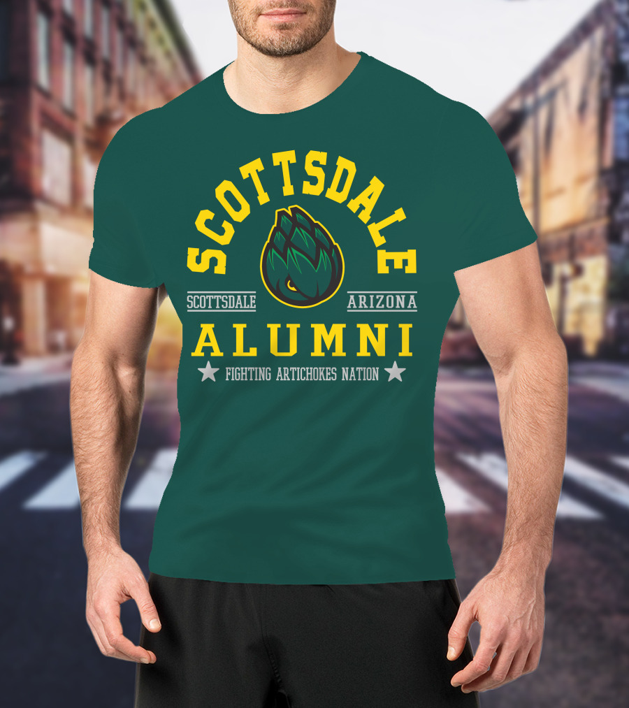 Scottsdale Arizona Alumni Fighting Artichokes Nation T-Shirt