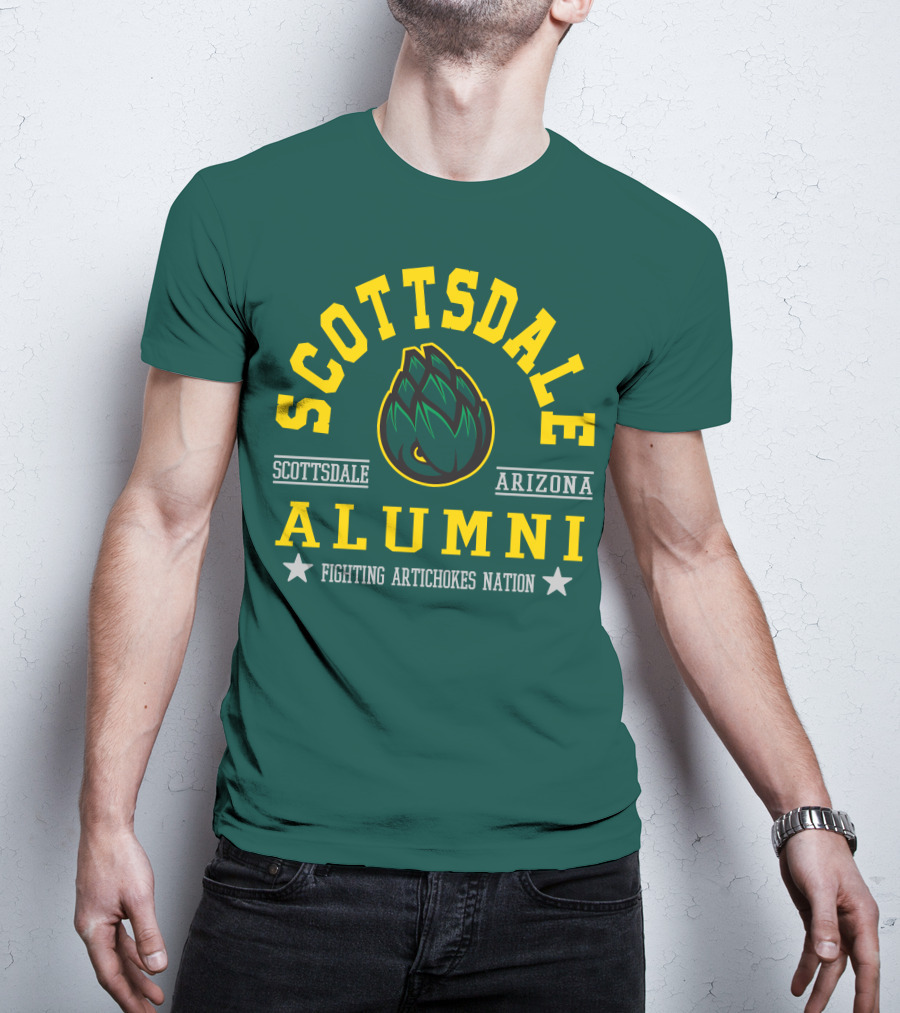 Scottsdale Arizona Alumni Fighting Artichokes Nation T-Shirt