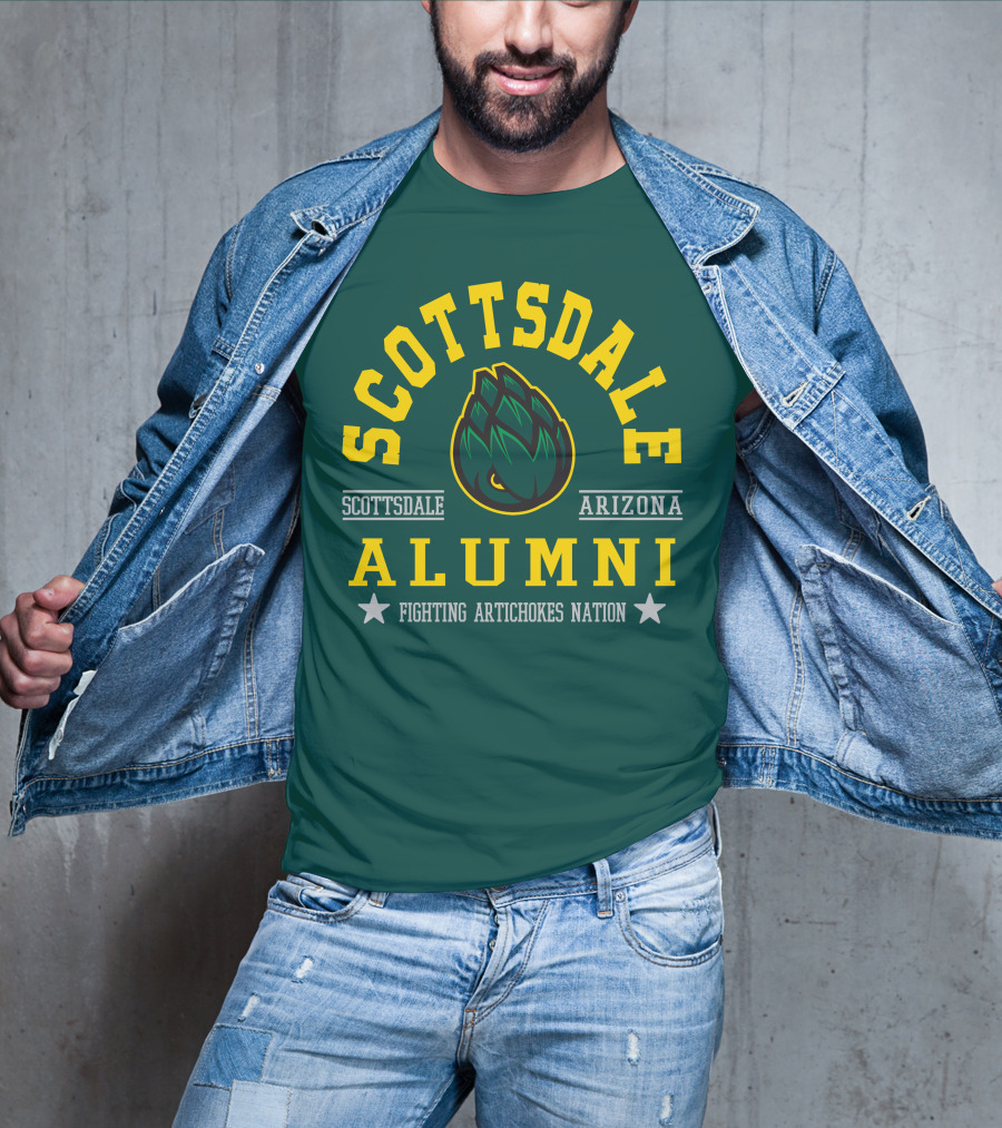 Scottsdale Arizona Alumni Fighting Artichokes Nation T-Shirt