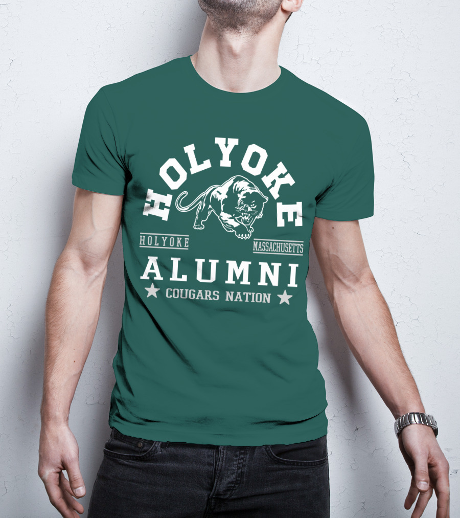Holyoke Alumni Cougars Nation Massachusetts T-Shirt