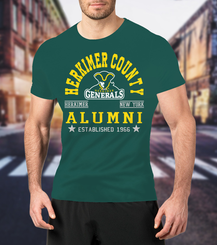 Herkimer County Generals Alumni New York Established 1966 T-Shirt