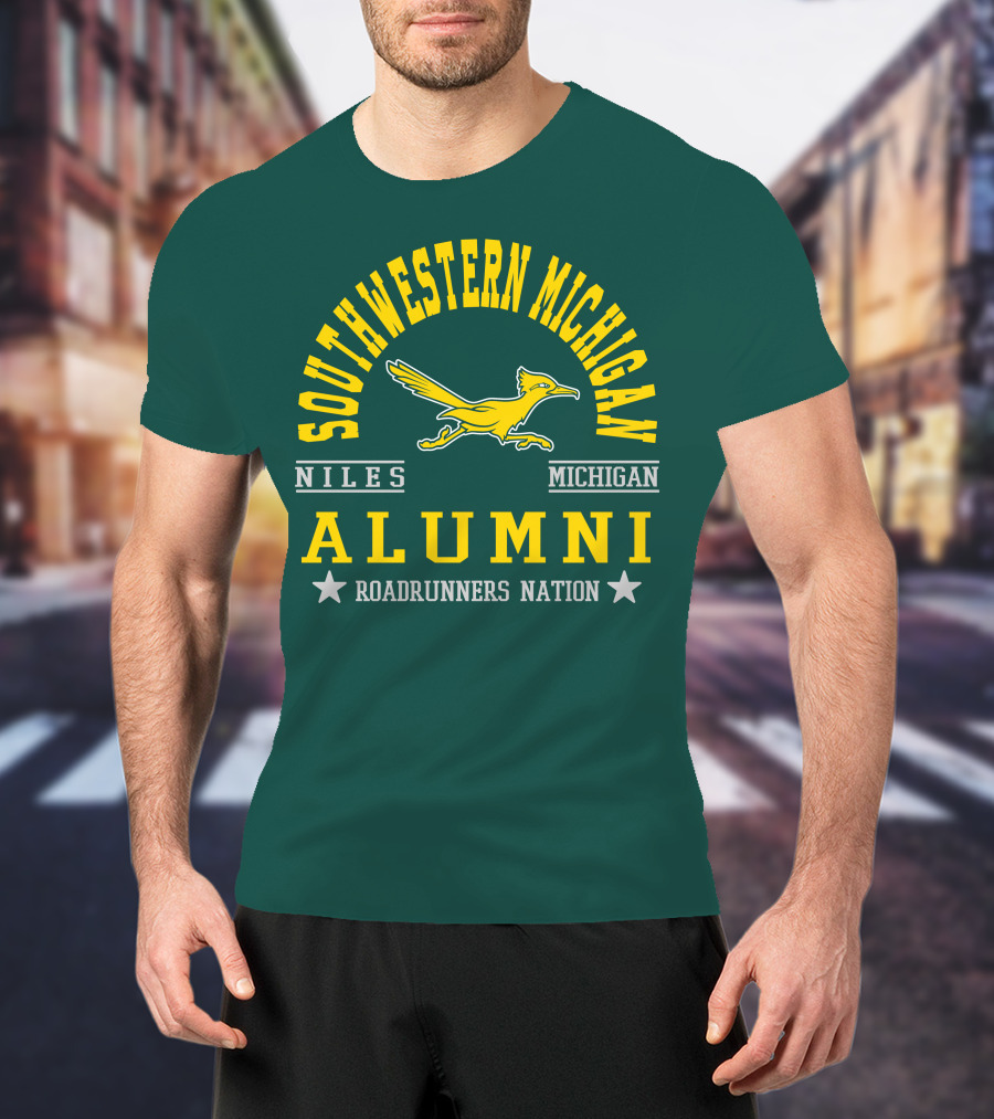 Southwestern Michigan Niles Alumni Roadrunners Nation T-Shirt