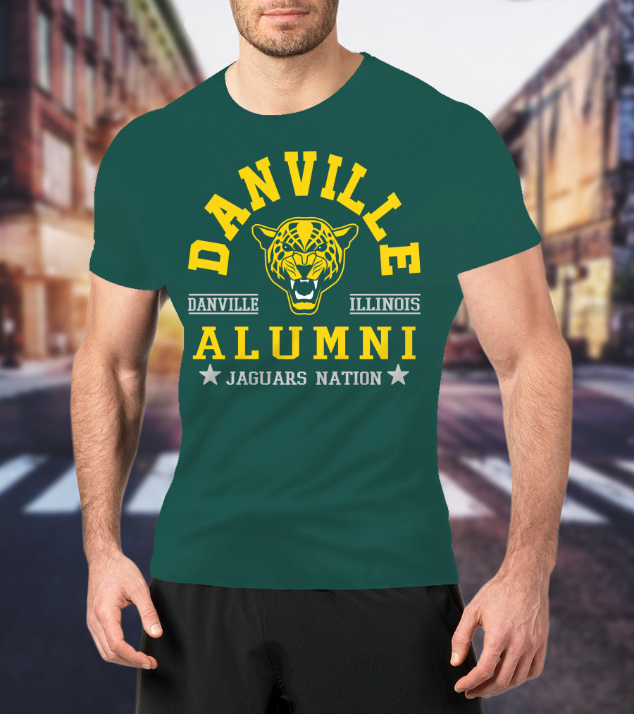 Danville Illinois Alumni Jaguars Nation T-Shirt