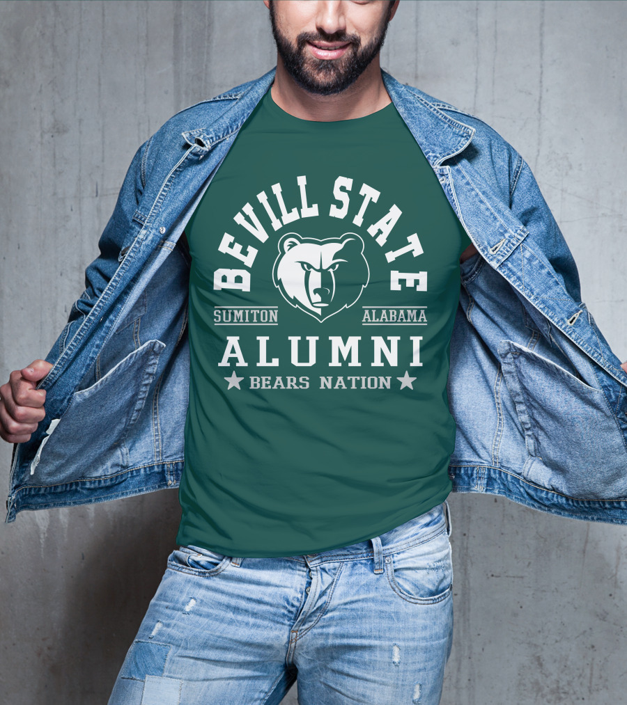 Bevill State College Alumni Bears Nation Sumiton Alabama T-Shirt
