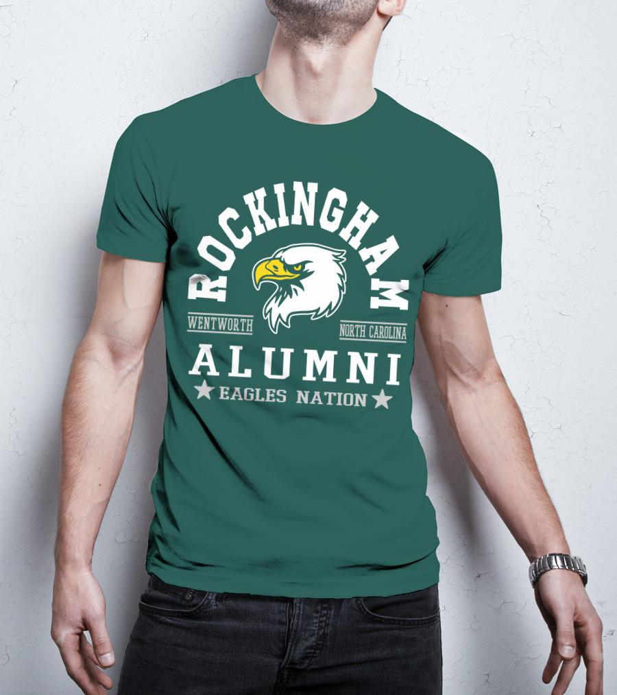 Rockingham Wentworth North Carolina Alumni Eagles Nation T-Shirt