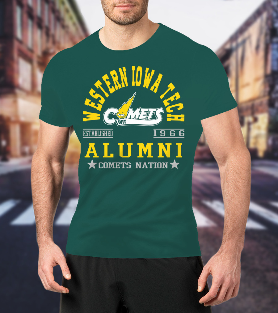 Western Iowa Tech Comets Alumni Established 1966 Comets Nation T-Shirt