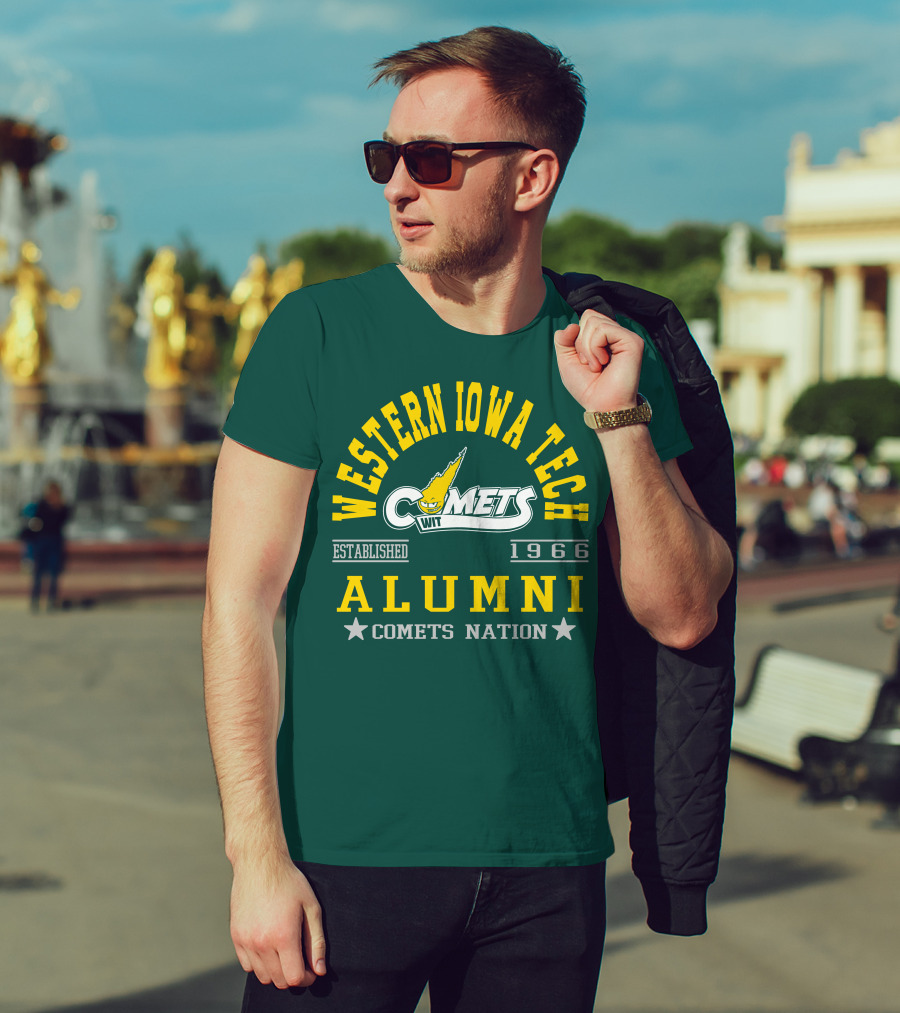 Western Iowa Tech Comets Alumni Established 1966 Comets Nation T-Shirt
