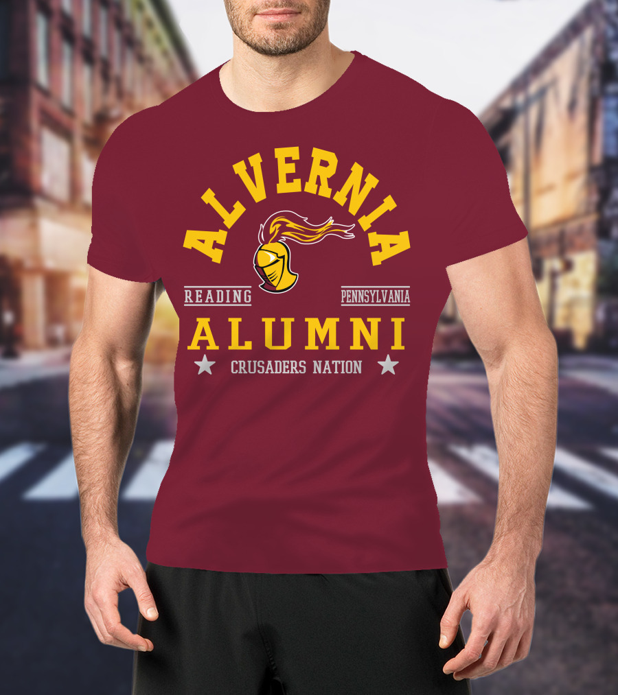 Alvernia Alumni Reading Pennsylvania Crusaders Nation T-Shirt