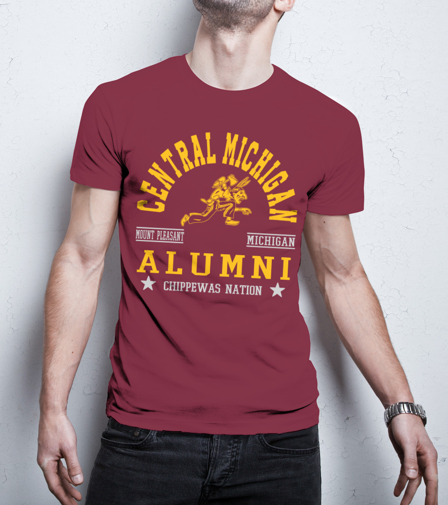 Central Michigan Alumni Mount Pleasant Chippewas Nation T-Shirt