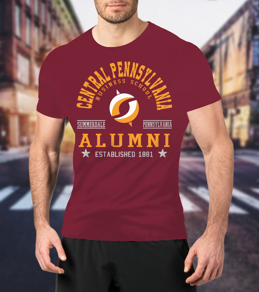 Central Pennsylvania Business School Alumni Summerdale Pennsylvania Established 1881 T-Shirt