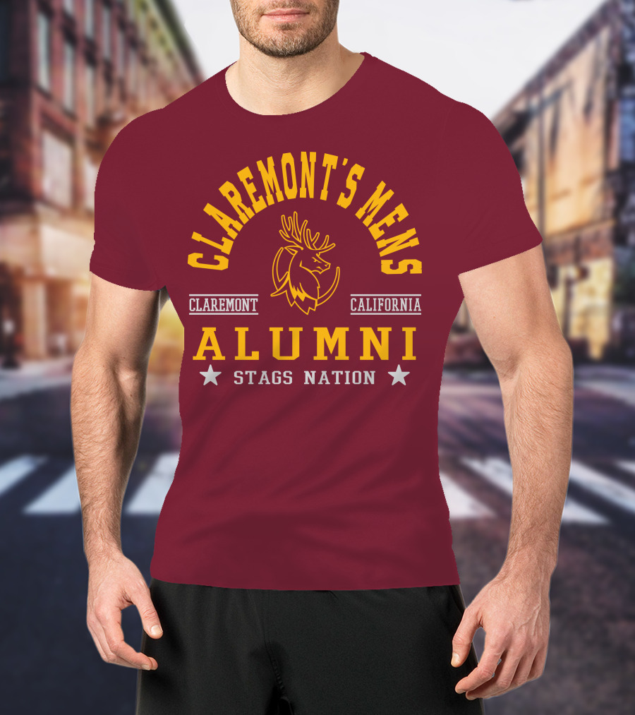 Claremont's Mens California Alumni Stags Nation T-Shirt
