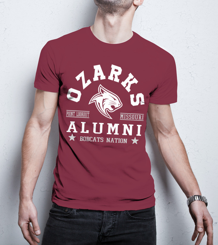 Ozarks Alumni Bobcats Nation Point Lookout Missouri T-Shirt