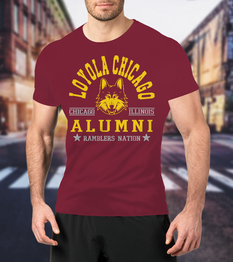 Loyola Chicago Illinois Alumni Ramblers Nation T-Shirt