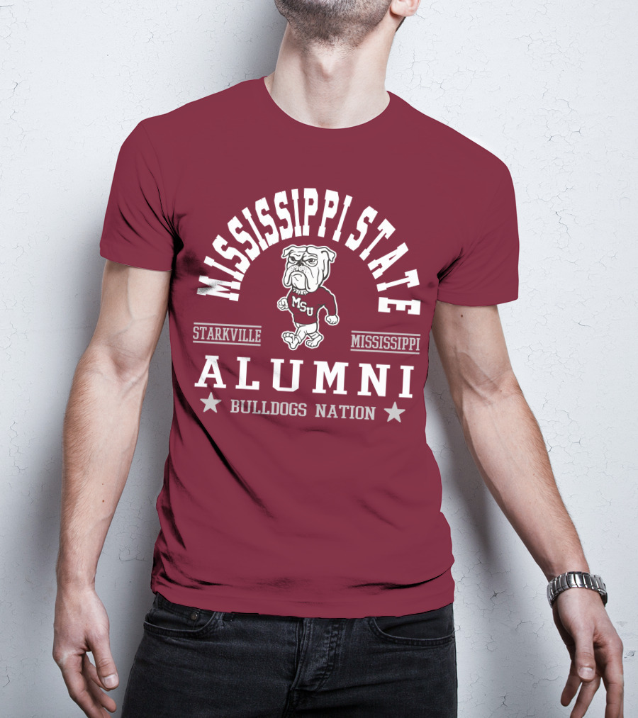Mississippi State University Alumni Bulldogs Nation Starkville Mississippi T-Shirt