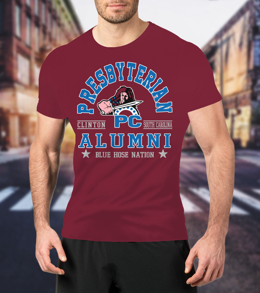 Presbyterian College PC Blue Hose Clinton South Carolina Alumni Nation T-Shirt