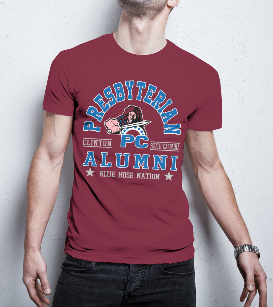 Presbyterian College PC Blue Hose Clinton South Carolina Alumni Nation T-Shirt