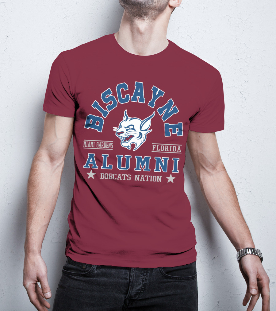 Biscayne College Alumni Bobcats Nation Miami Gardens Florida T-Shirt