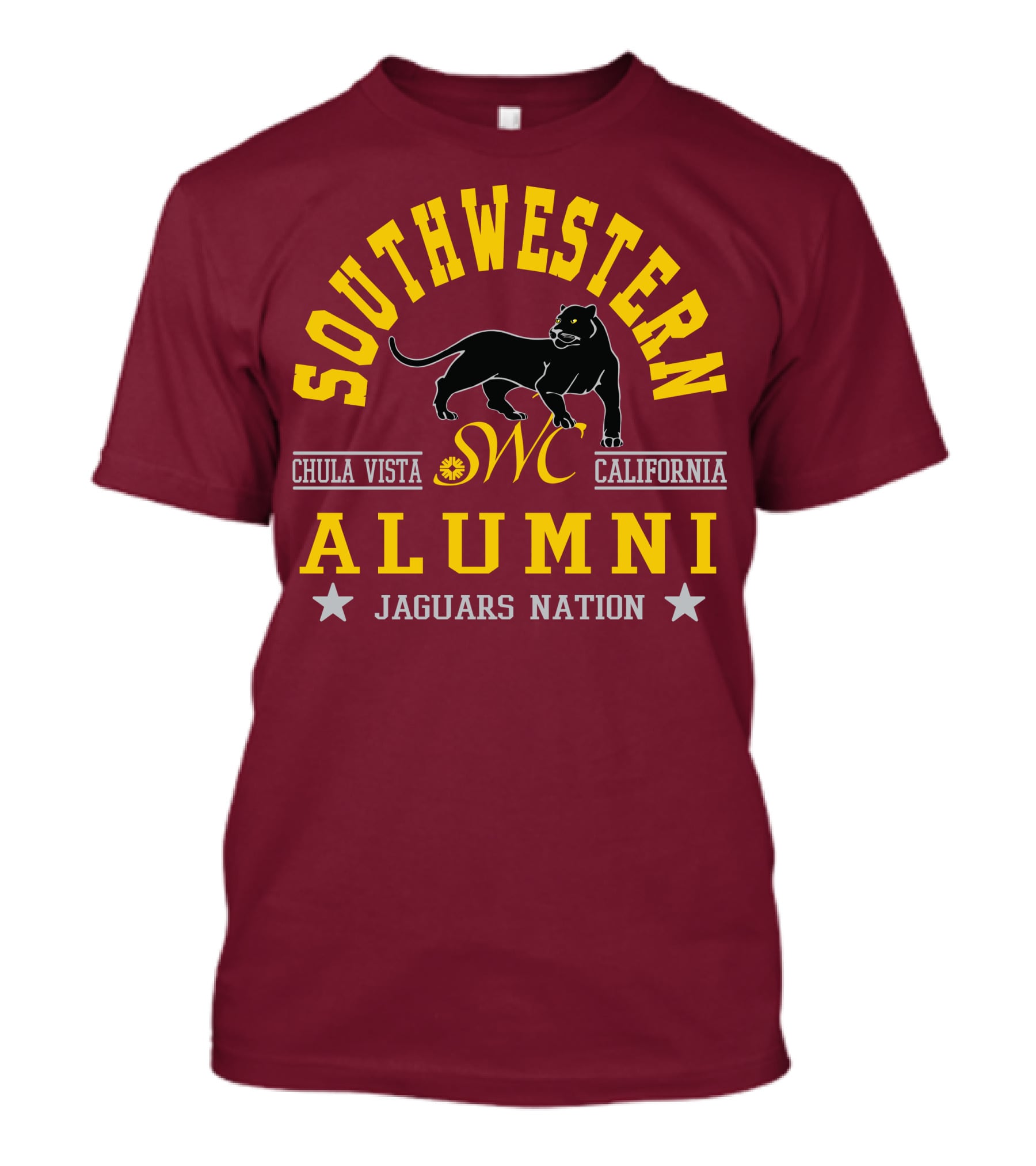 Southwestern Alumni Chula Vista California Jaguars Nation SWC T-Shirt