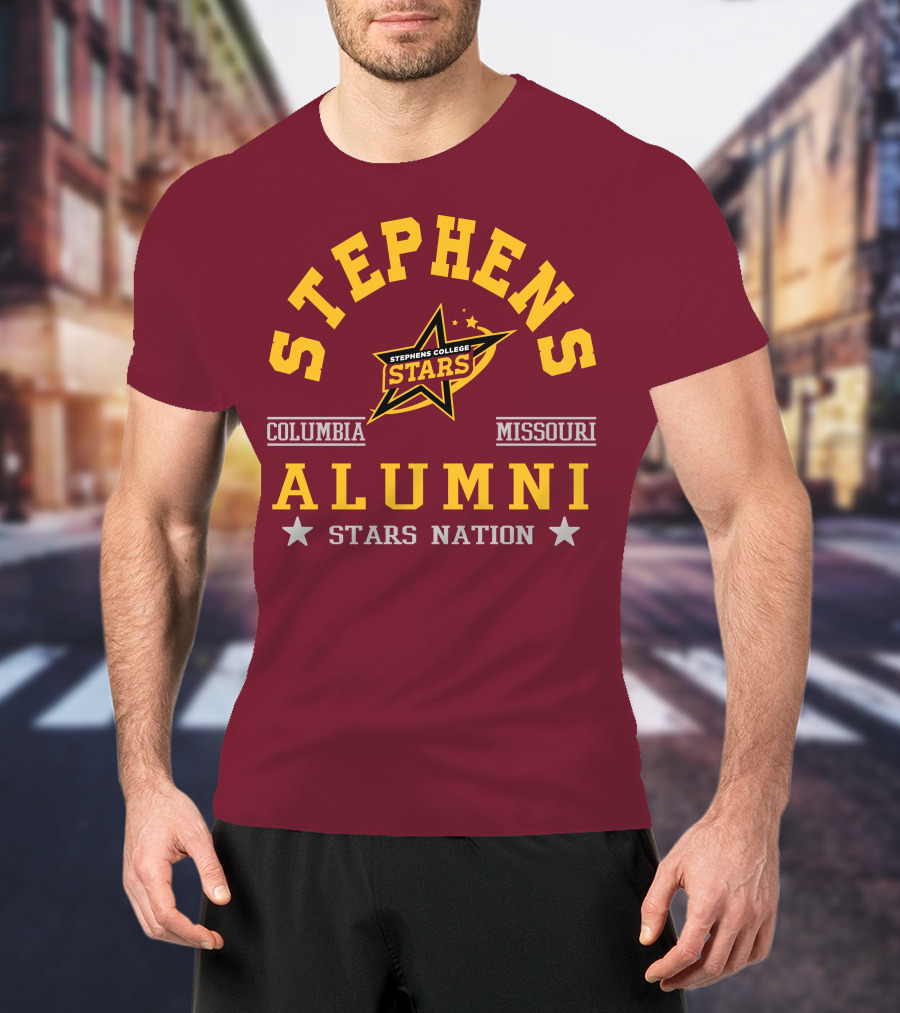 Stephens College Stars Alumni Columbia Missouri Stars Nation T-Shirt