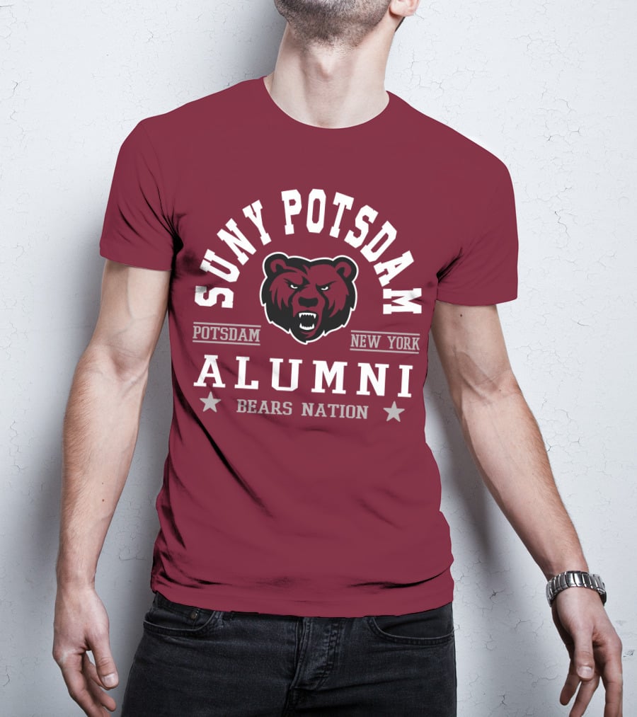 SUNY Potsdam Alumni Bears Nation New York T-Shirt