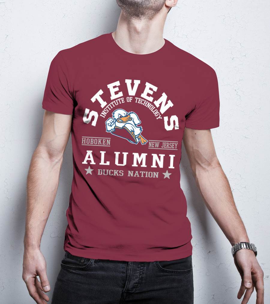 Stevens Institute Of Technology Alumni Hoboken New Jersey Ducks Nation T-Shirt
