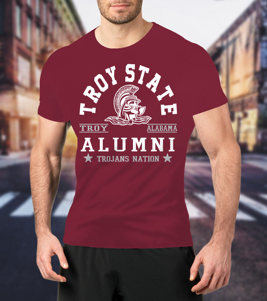 Troy State Alumni Trojans Nation Alabama T-Shirt