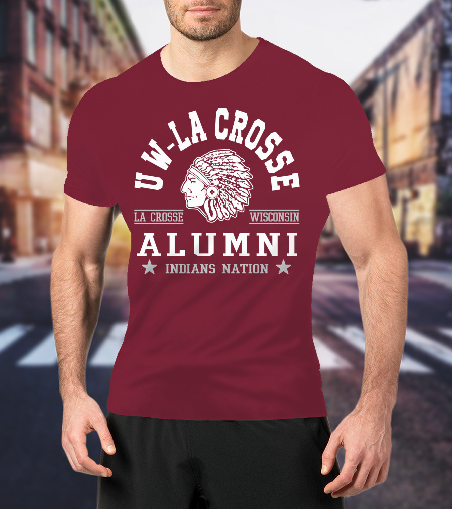 UW-La Crosse Wisconsin Alumni Indians Nation T-Shirt