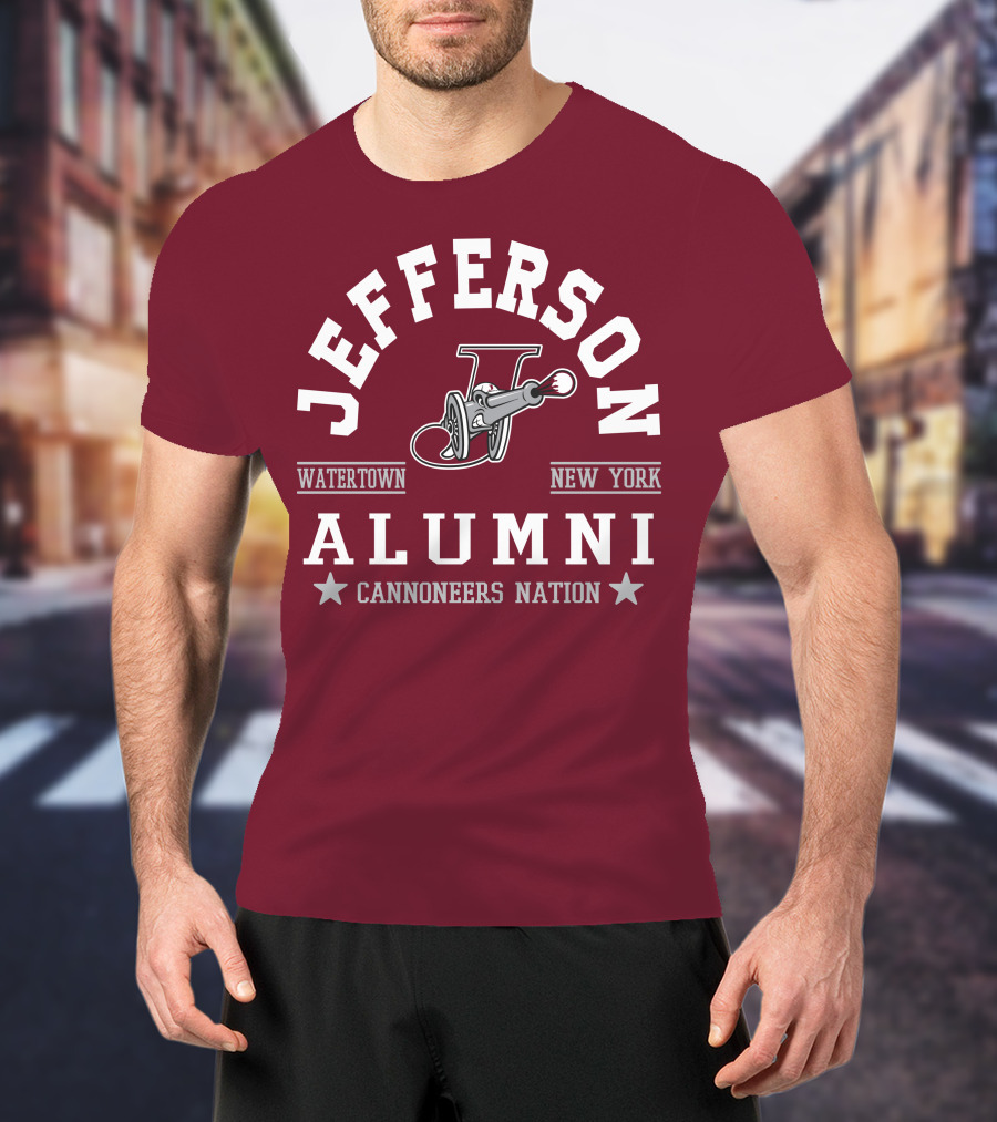 Jefferson Alumni Watertown New York Cannoneers Nation T-Shirt