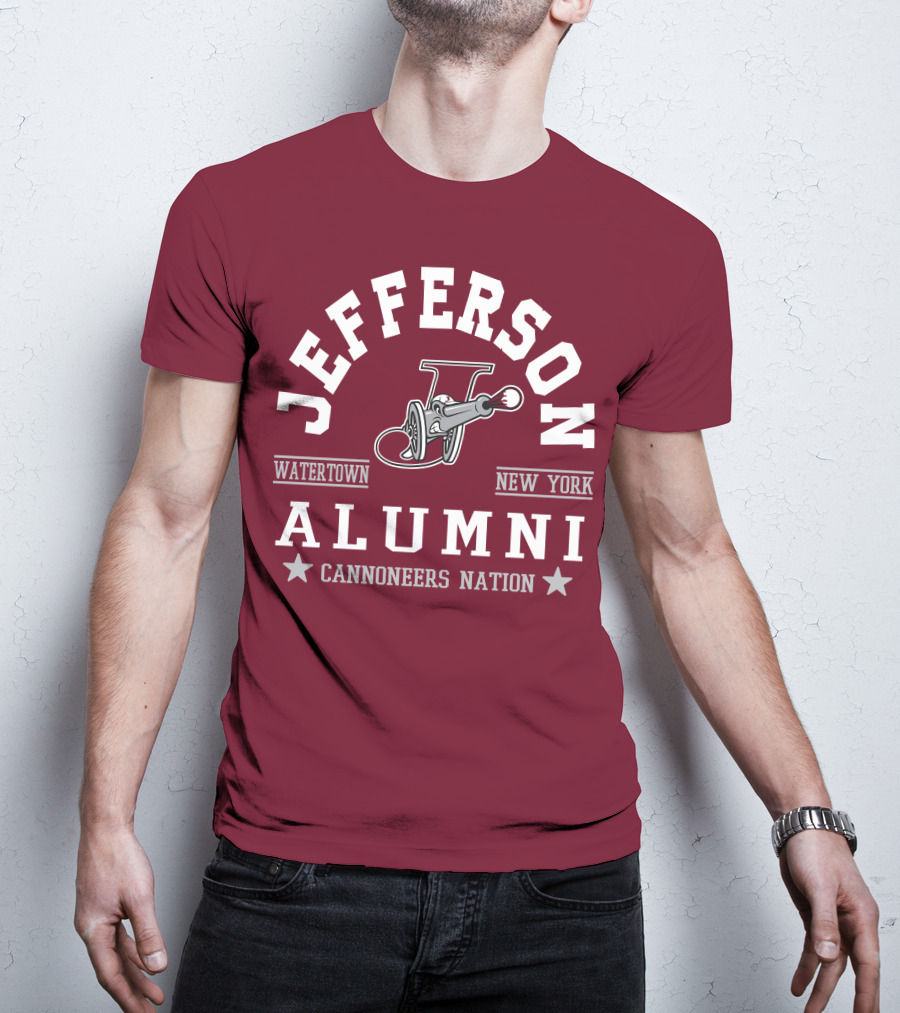 Jefferson Alumni Watertown New York Cannoneers Nation T-Shirt