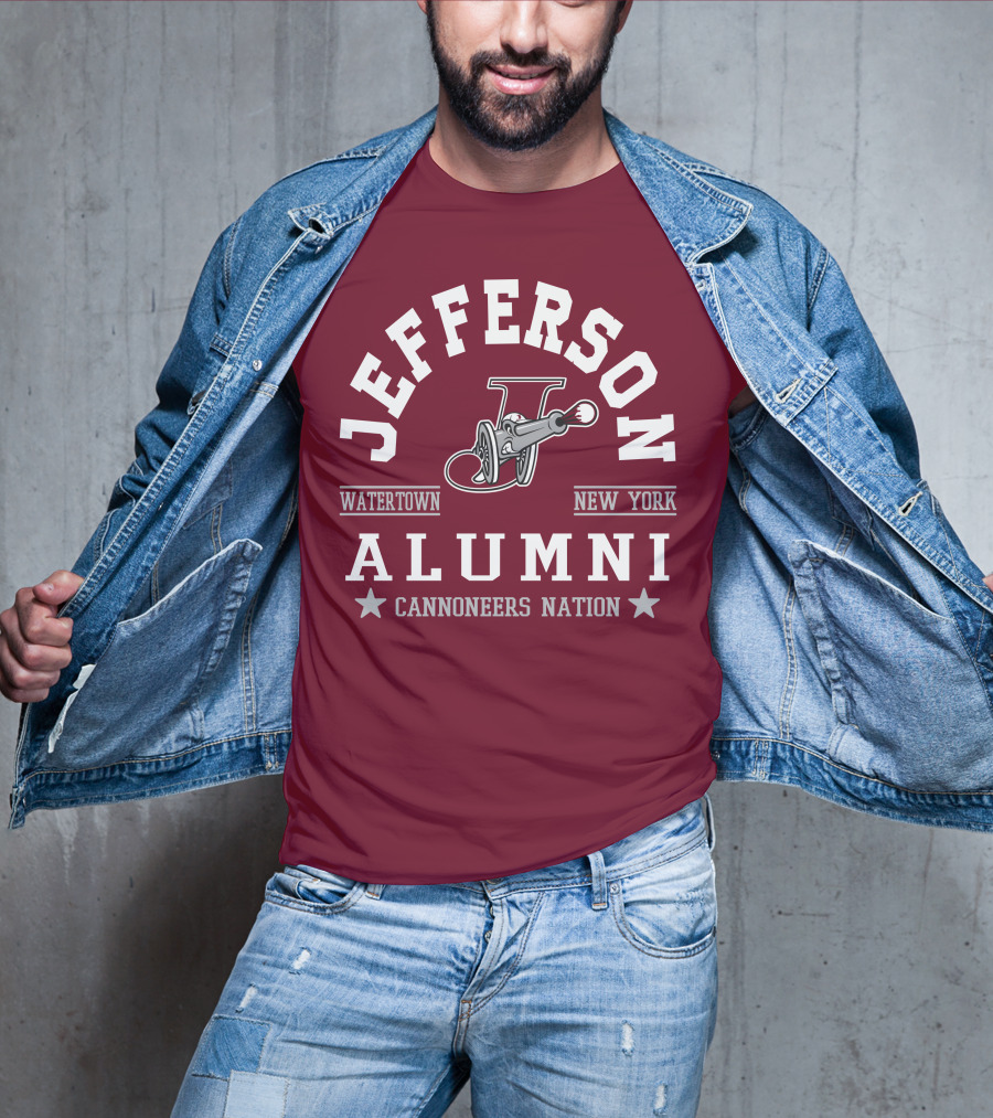 Jefferson Alumni Watertown New York Cannoneers Nation T-Shirt