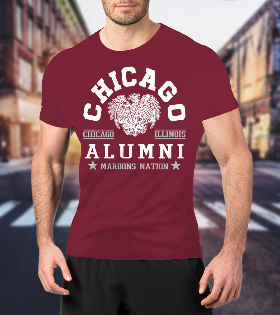 Chicago Illinois Alumni Maroons Nation T-Shirt