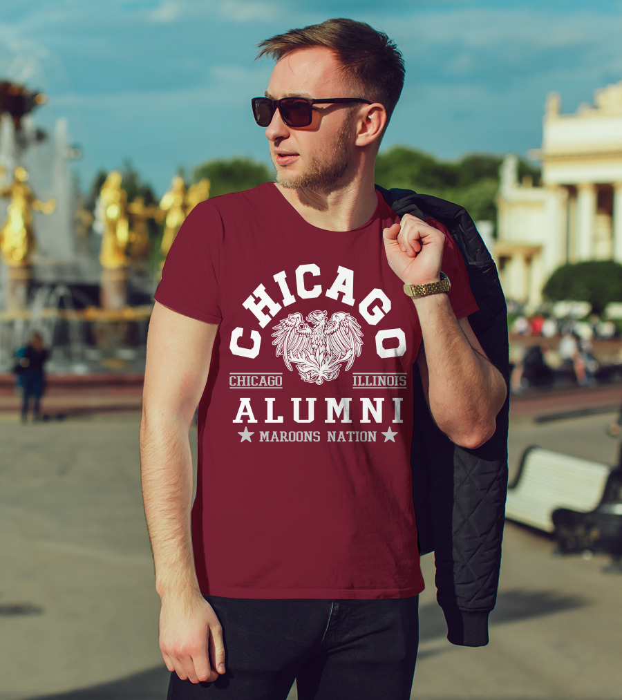 Chicago Illinois Alumni Maroons Nation T-Shirt