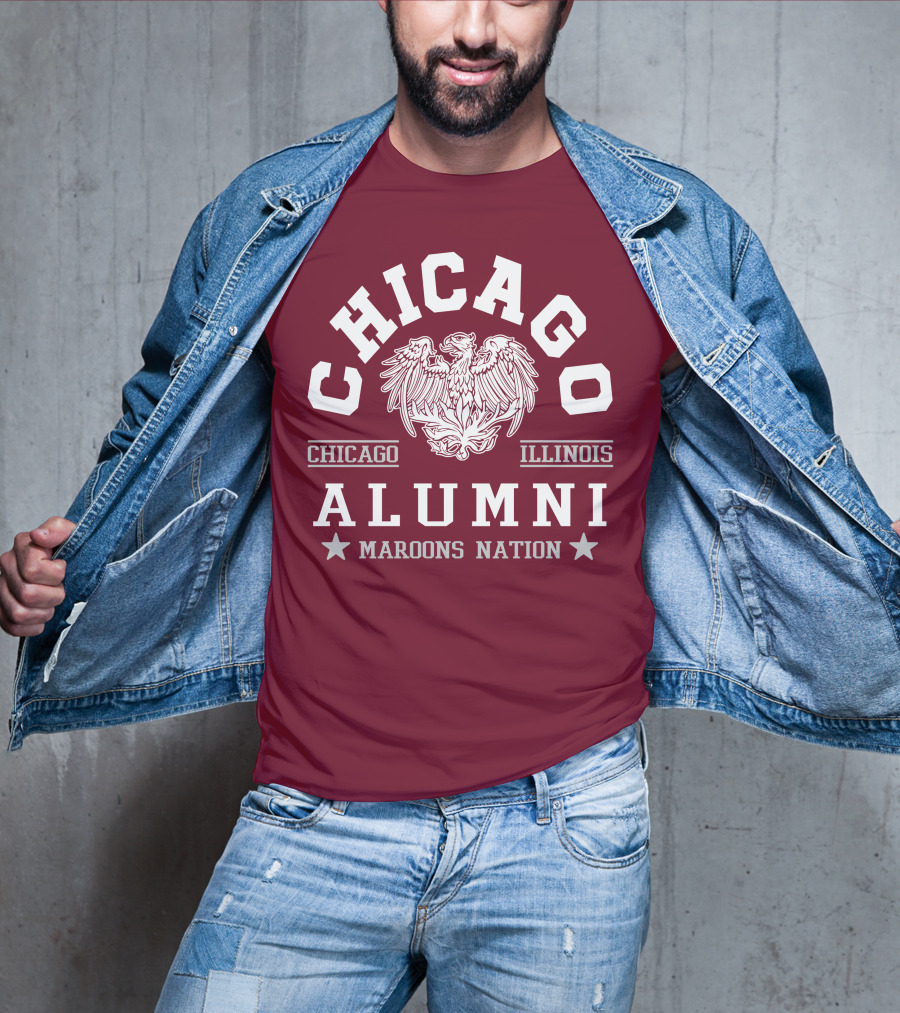 Chicago Illinois Alumni Maroons Nation T-Shirt