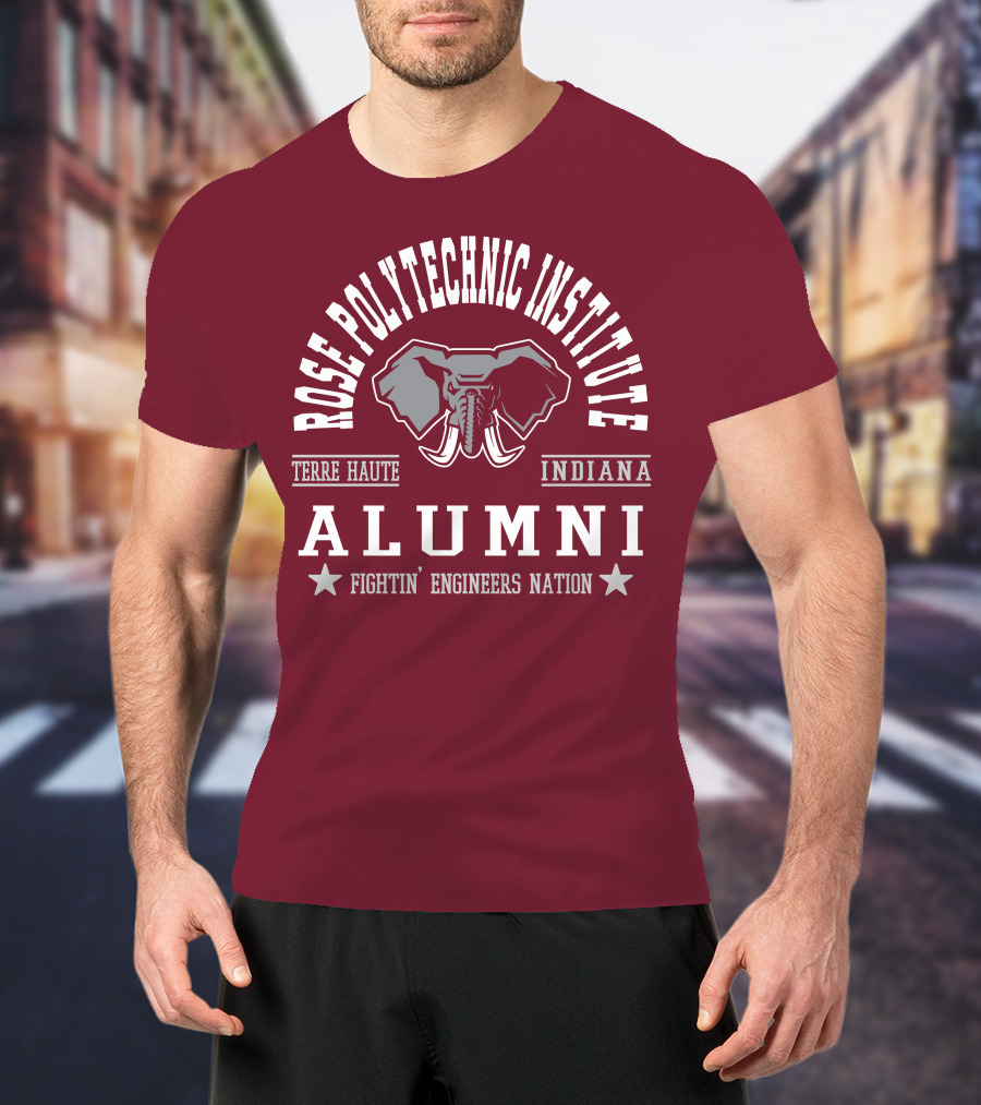 Rose Polytechnic Institute Alumni Terre Haute Indiana Fightin' Engineers Nation T-Shirt