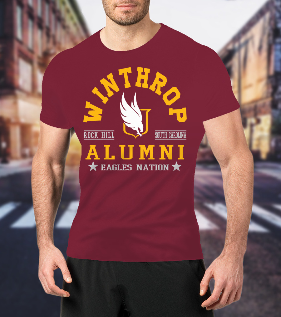 Winthrop Alumni Rock Hill South Carolina Eagles Nation T-Shirt