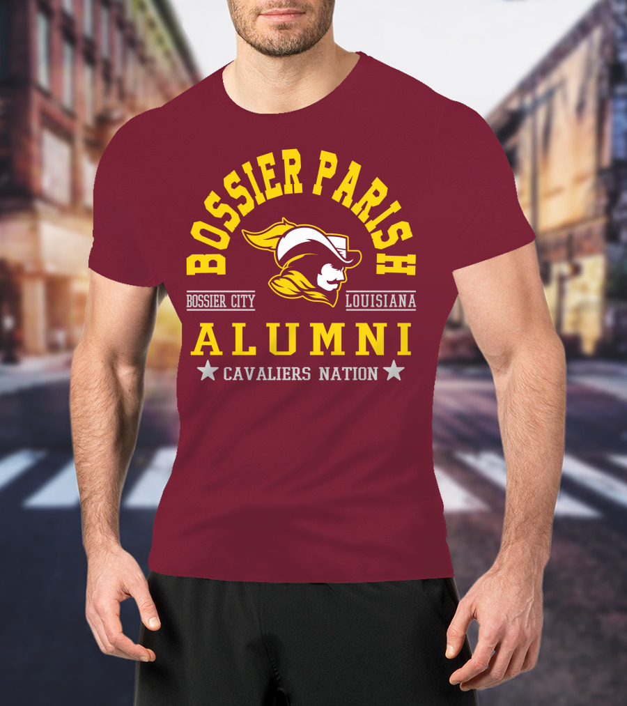 Bossier Parish Bossier City Louisiana Alumni Cavaliers Nation T-Shirt