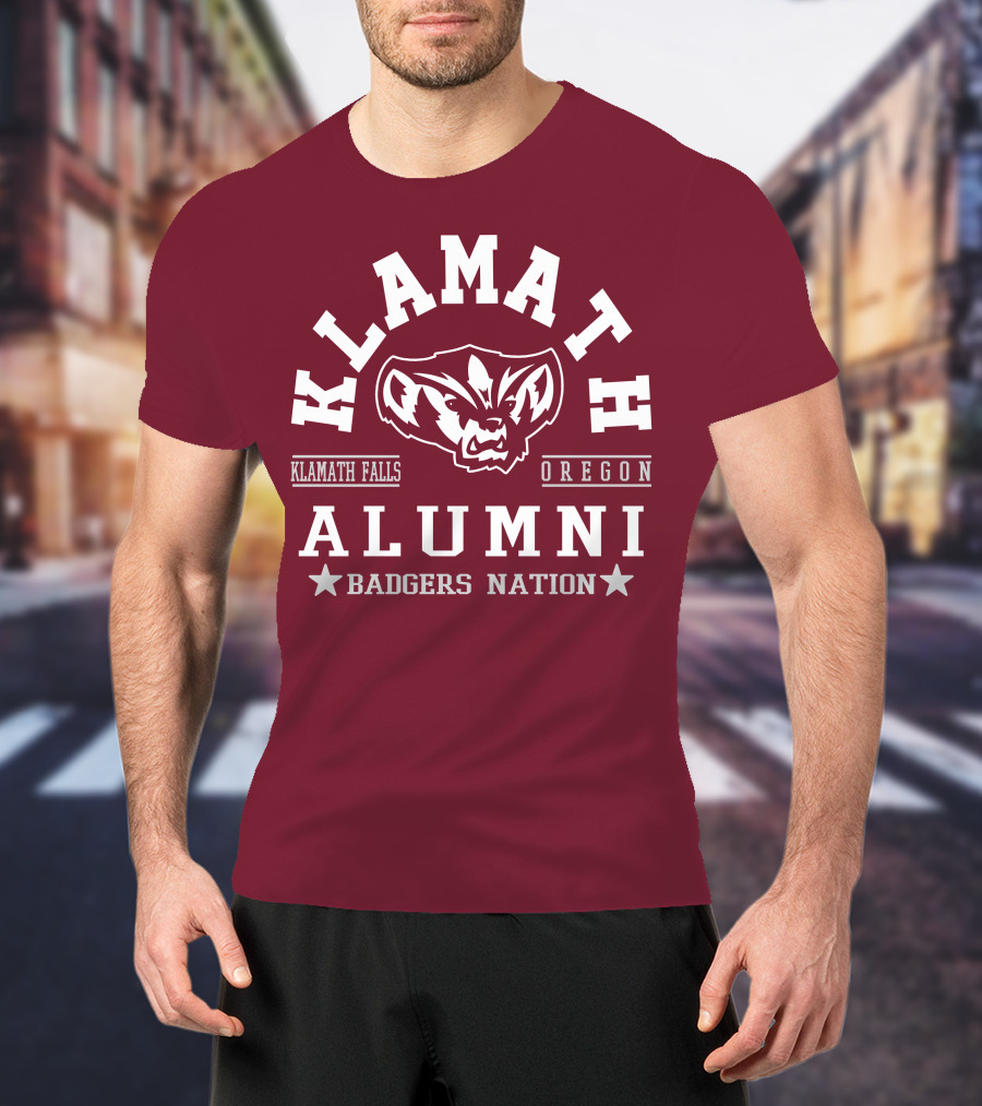 Klamath Falls Oregon Alumni Badgers Nation T-Shirt