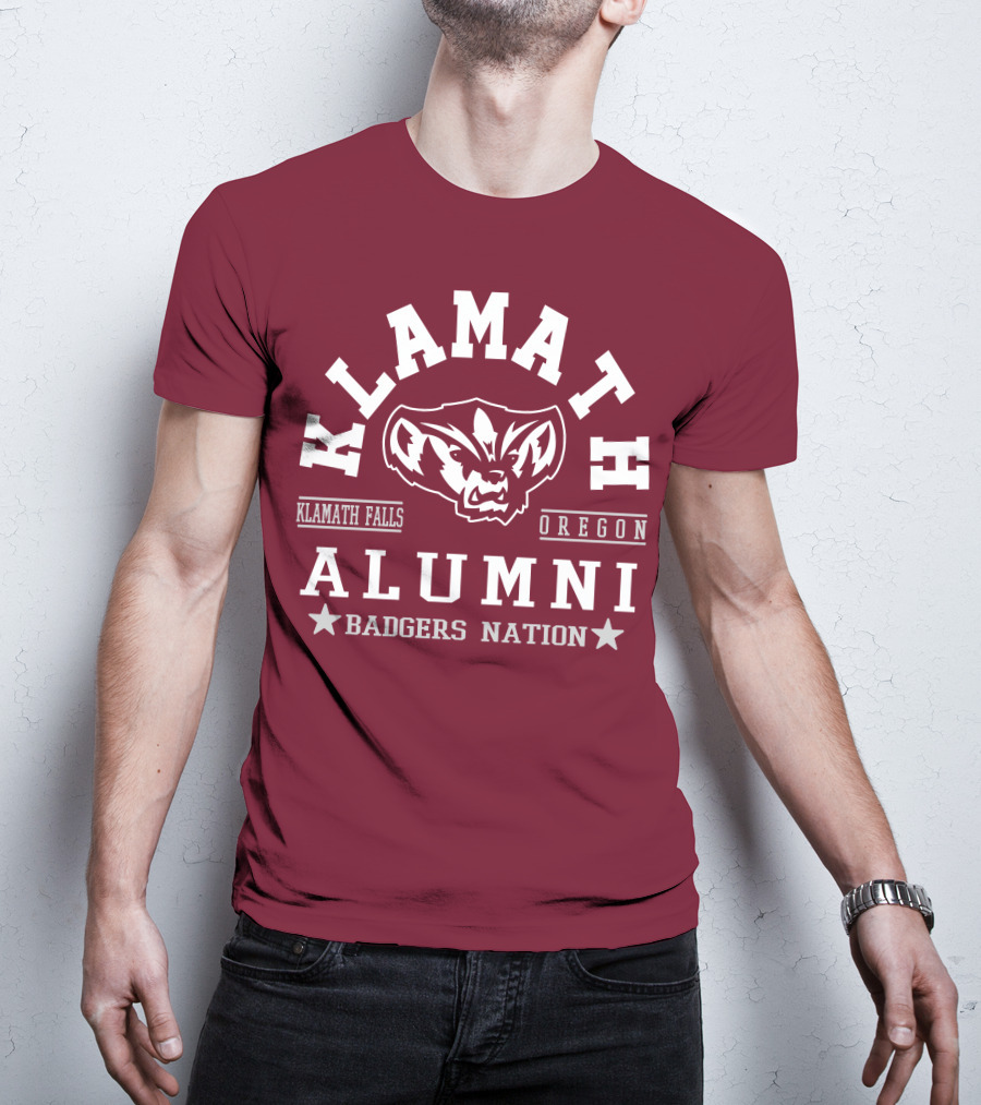 Klamath Falls Oregon Alumni Badgers Nation T-Shirt
